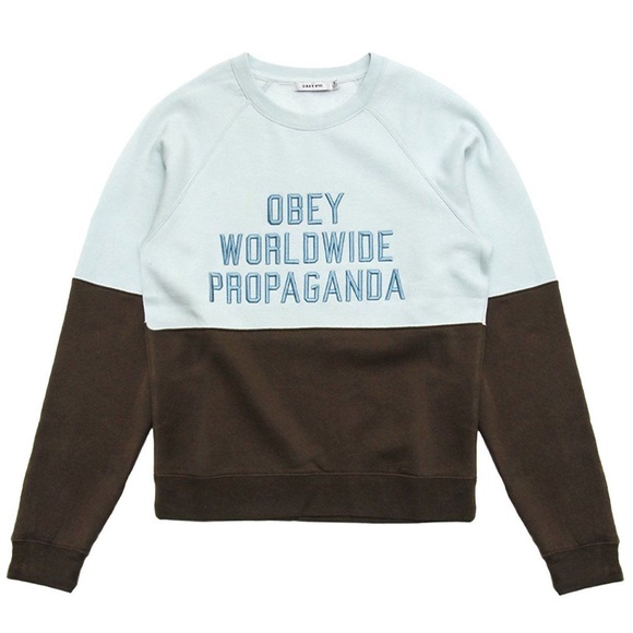 Obey Sweaters - Women’s Obey Meridian Crew Small